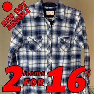 Weatherproof Women's Long Sleeve Flannel Shirt Size Small